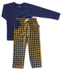 pyjama set boys - yellow check 