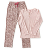 dames pyjama henley roze zebra Little Label